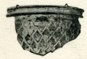 SKYPHOS, FRAGMENT (HELLENISTIC, ENAMEL)