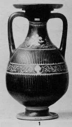 PELIKE (SOUTH ITALIAN, GNATHIAN, BLACK GLAZE)