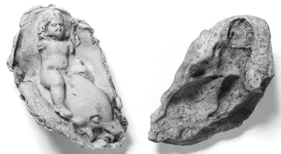 Mold of Eros (?) on a Dolphin