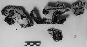 KRATER, COLUMN, FRAGMENTS (ATHENIAN, BLACK-FIGURE)