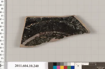 Terracotta fragment of a plate?