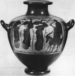 HYDRIA (ATHENIAN, BLACK-FIGURE)
