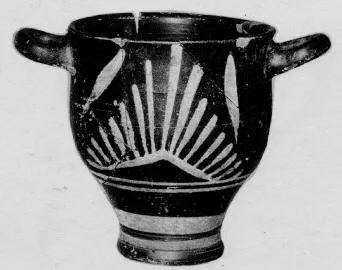 SKYPHOS (SOUTH ITALIAN, CAMPANIAN, BLACK GLAZE)