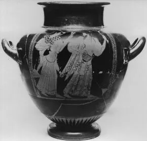 STAMNOS (ATHENIAN, RED-FIGURE)