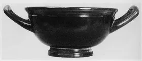 CUP (ATHENIAN, BLACK GLAZE)