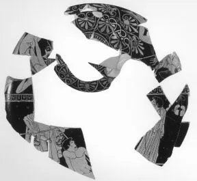 SKYPHOS, FRAGMENTS (ATHENIAN, RED-FIGURE)