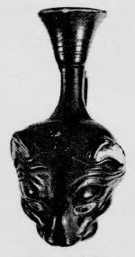FIGURE VASE (SOUTH ITALIAN, APULIAN, BLACK GLAZE)