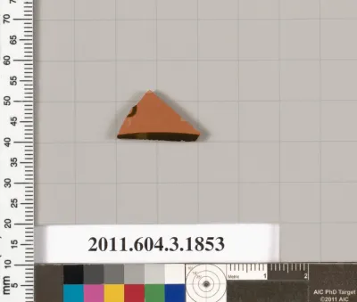 Terracotta fragment of a kylix: Lip cup (drinking cup)