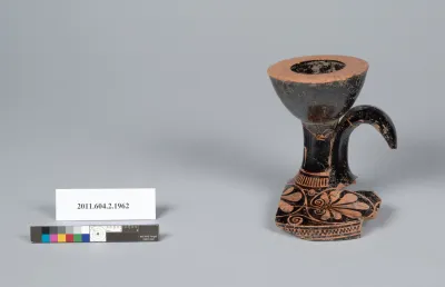 Terracotta fragment of a lekythos (oil flask)