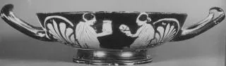 CUP, STEMLESS (ATHENIAN, RED-FIGURE)