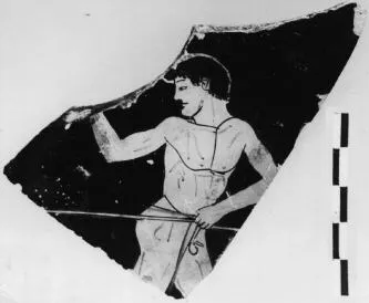 KRATER, CALYX, FRAGMENT (ATHENIAN, RED-FIGURE)