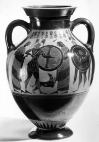AMPHORA, BELLY, TYPE B (ATHENIAN, BLACK-FIGURE)