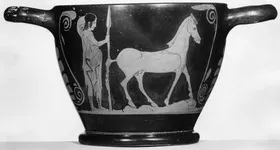 SKYPHOS (ATHENIAN, RED-FIGURE)