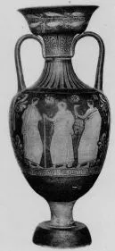 AMPHORA, PANATHENAIC SHAPE (SOUTH ITALIAN, APULIAN, RED-FIGURE)
