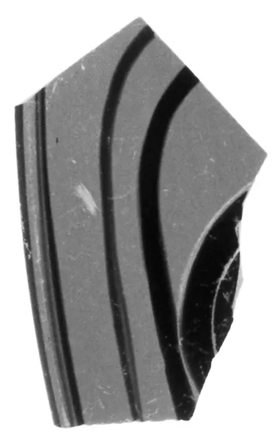 Attic Black-Figure Eye Cup Fragment