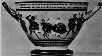 SKYPHOS (ATHENIAN, BLACK-FIGURE)