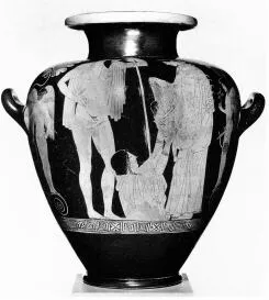 STAMNOS (ATHENIAN, RED-FIGURE)