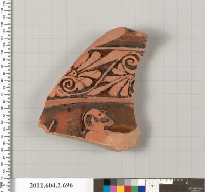 Terracotta fragment of a calyx-krater (bowl for mixing wine and water)