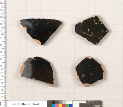 Terracotta fragments of open shapes