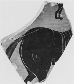 STAND, FRAGMENT (ATHENIAN, BLACK-FIGURE)