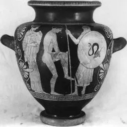 STAMNOS (ATHENIAN, RED-FIGURE)