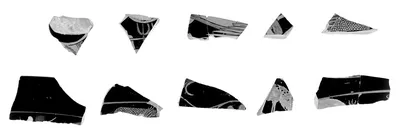 Attic Red-Figure Kylix Fragments (13)