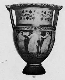 KRATER, COLUMN (SOUTH ITALIAN, APULIAN, RED-FIGURE)