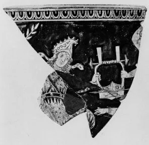 SKYPHOS, FRAGMENT (SOUTH ITALIAN, APULIAN, RED-FIGURE)