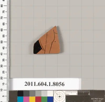 Terracotta fragment of a kylix (drinking cup)