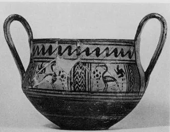 KANTHAROS (ATHENIAN GEOMETRIC, OUTLINE)