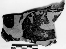 LID, FRAGMENT (ATHENIAN, BLACK-FIGURE)