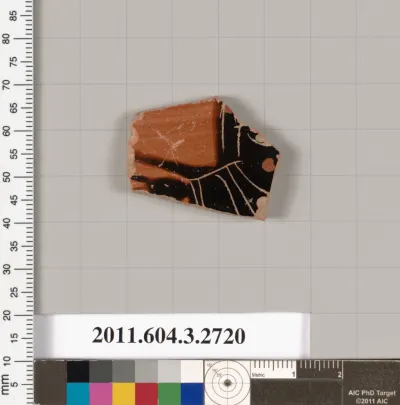 Terracotta fragment of an oinochoe (jug) or olpe (jug)