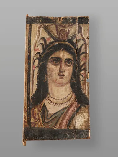 Panel with Painted Image of Isis