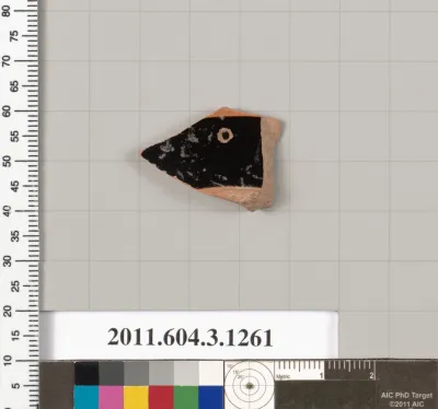 Terracotta fragment of an undetermined shape