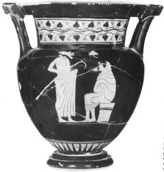 KRATER, COLUMN (ATHENIAN, RED-FIGURE)