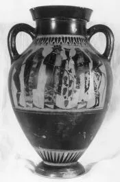 AMPHORA, BELLY, TYPE B (ATHENIAN, BLACK-FIGURE)