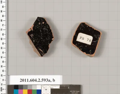 Terracotta fragments of column-kraters (bowls for mixing wine and water)