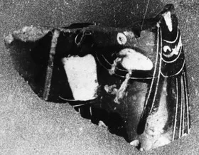 LEKYTHOS, FRAGMENTS (ATHENIAN, BLACK-FIGURE)
