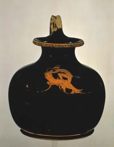 Kanne (Attische Weinkanne: Liebespaar)