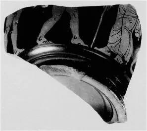 CUP SKYPHOS, FRAGMENT (ATHENIAN, RED-FIGURE)