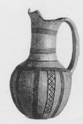 JUG (CYPRIOT, BRONZE AGE, WHITE SLIP WARE)