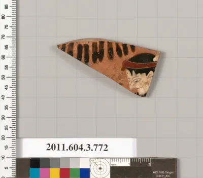 Terracotta fragment of an oinochoe (jug)