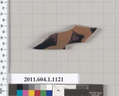 Terracotta fragment of a kylix (drinking cup)