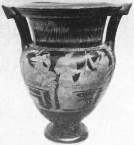 KRATER, COLUMN (ATHENIAN, RED-FIGURE)