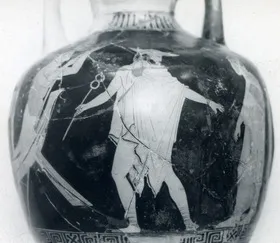 AMPHORA, PANATHENAIC SHAPE (ATHENIAN, RED-FIGURE)