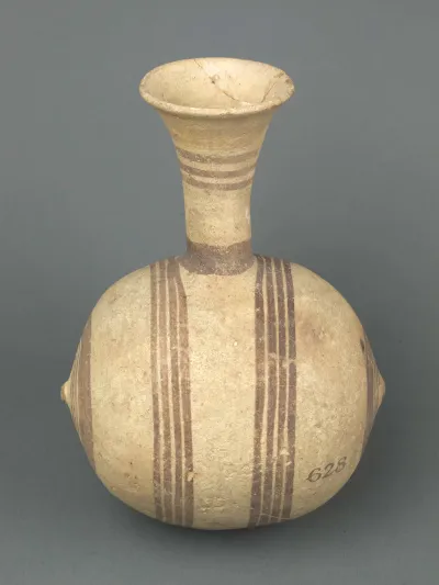 Jug, barrel-shaped