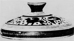PYXIS LID (CORINTHIAN, SILHOUETTE)