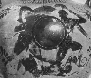 AMPHORA, NECK (ATHENIAN, BLACK-FIGURE)