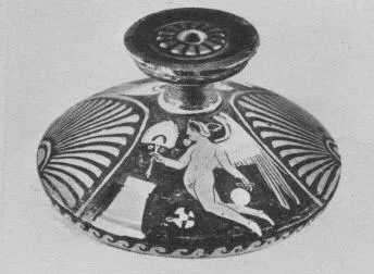 LEKANIS LID (SOUTH ITALIAN, APULIAN, RED-FIGURE)