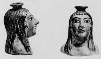 FIGURE VASE (EAST GREEK)